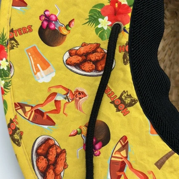 Hooters‎ Beach Lifeguard Straw Hat NWT RARE